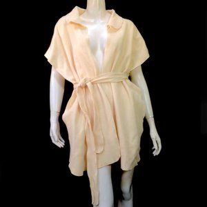 Merle Ivory Wool Relaxed Coat